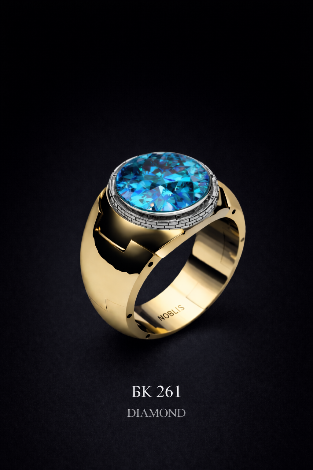 NOBLIS — Men Ring 36. Bijuterie lucrată manual în Chișinău, finisaj premium, livrare în toată Moldova.