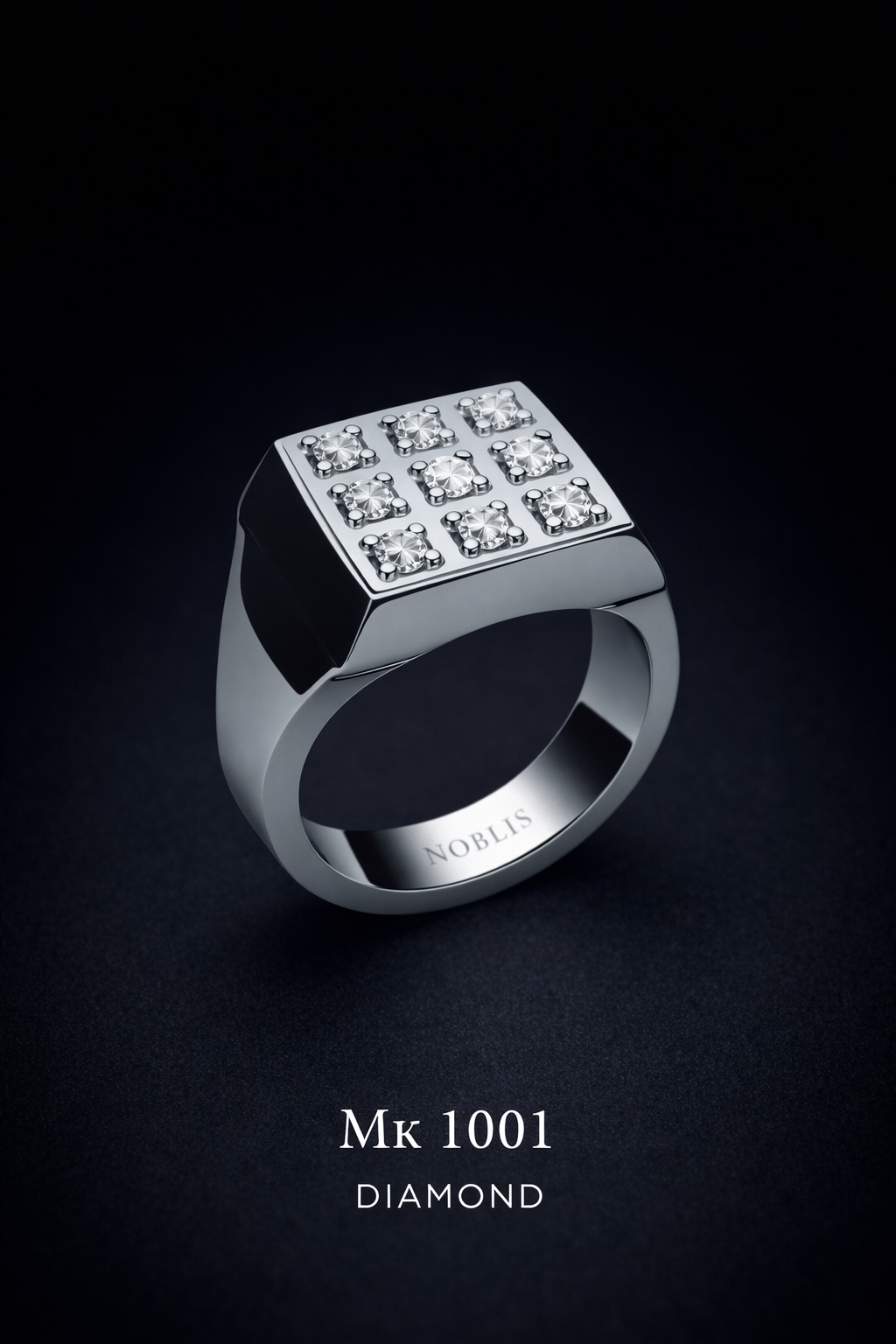 NOBLIS — Men Ring 8. Bijuterie lucrată manual în Chișinău, finisaj premium, livrare în toată Moldova.